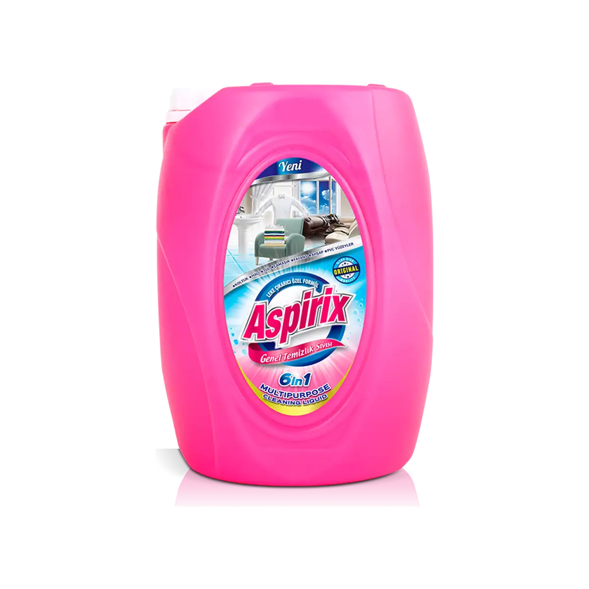Detergent curatare Multisuprafete 6 in 1, Universal, Aspirix, 4L