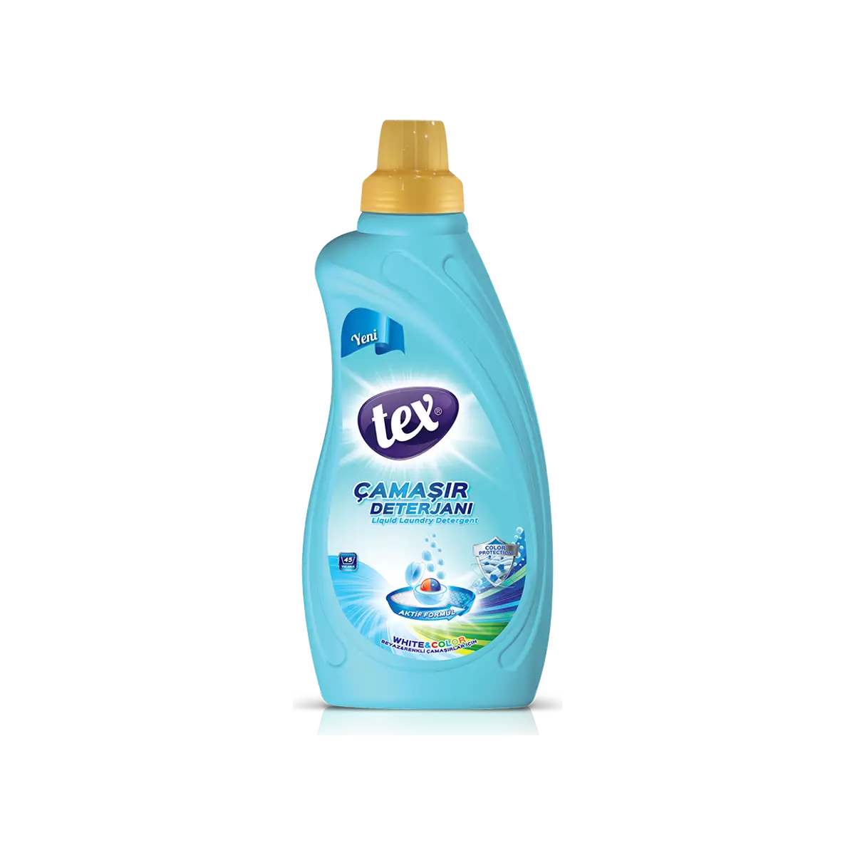 Detergent lichid rufe albe si colorate TEX 1L