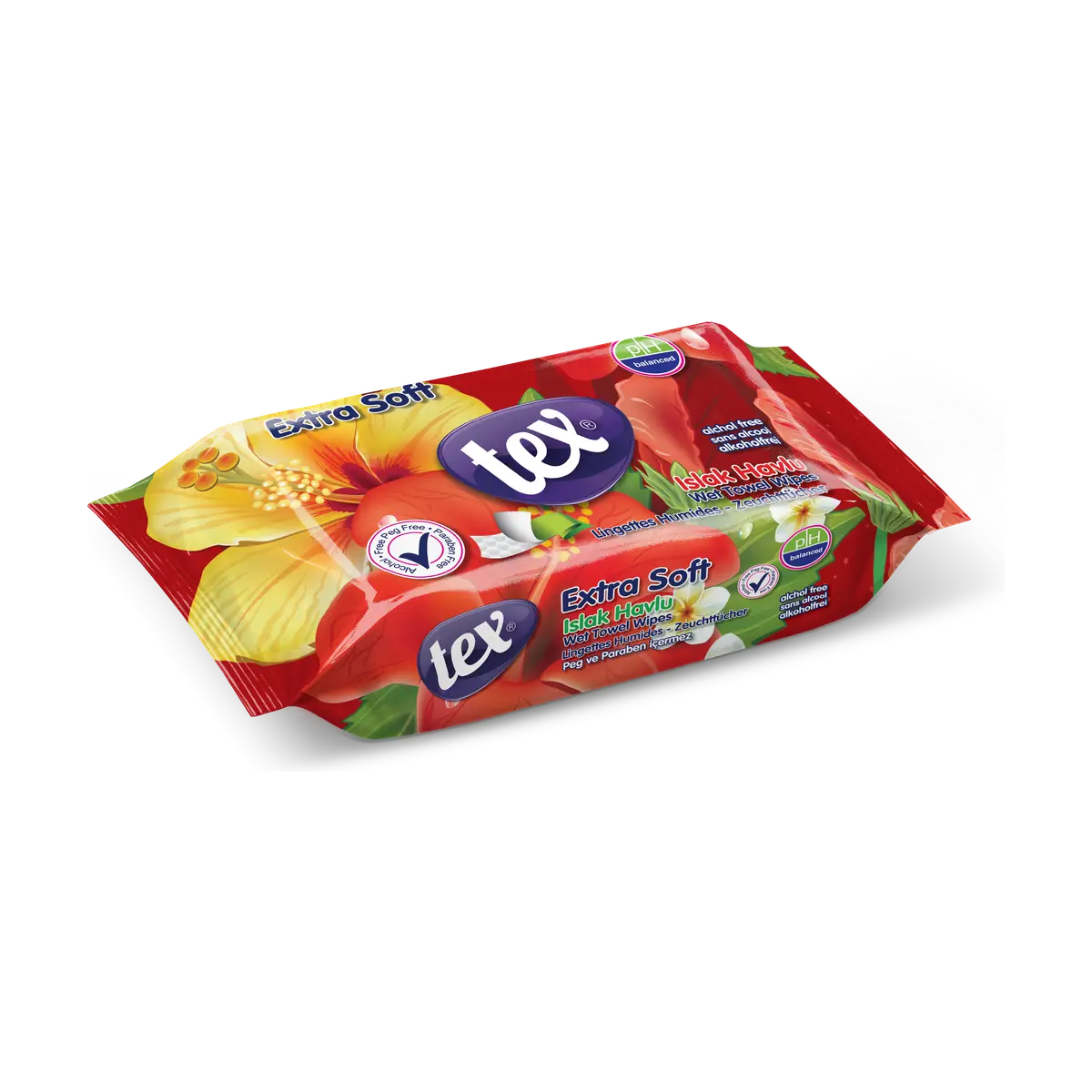 Servetele umede TEX Parfumate 60 buc