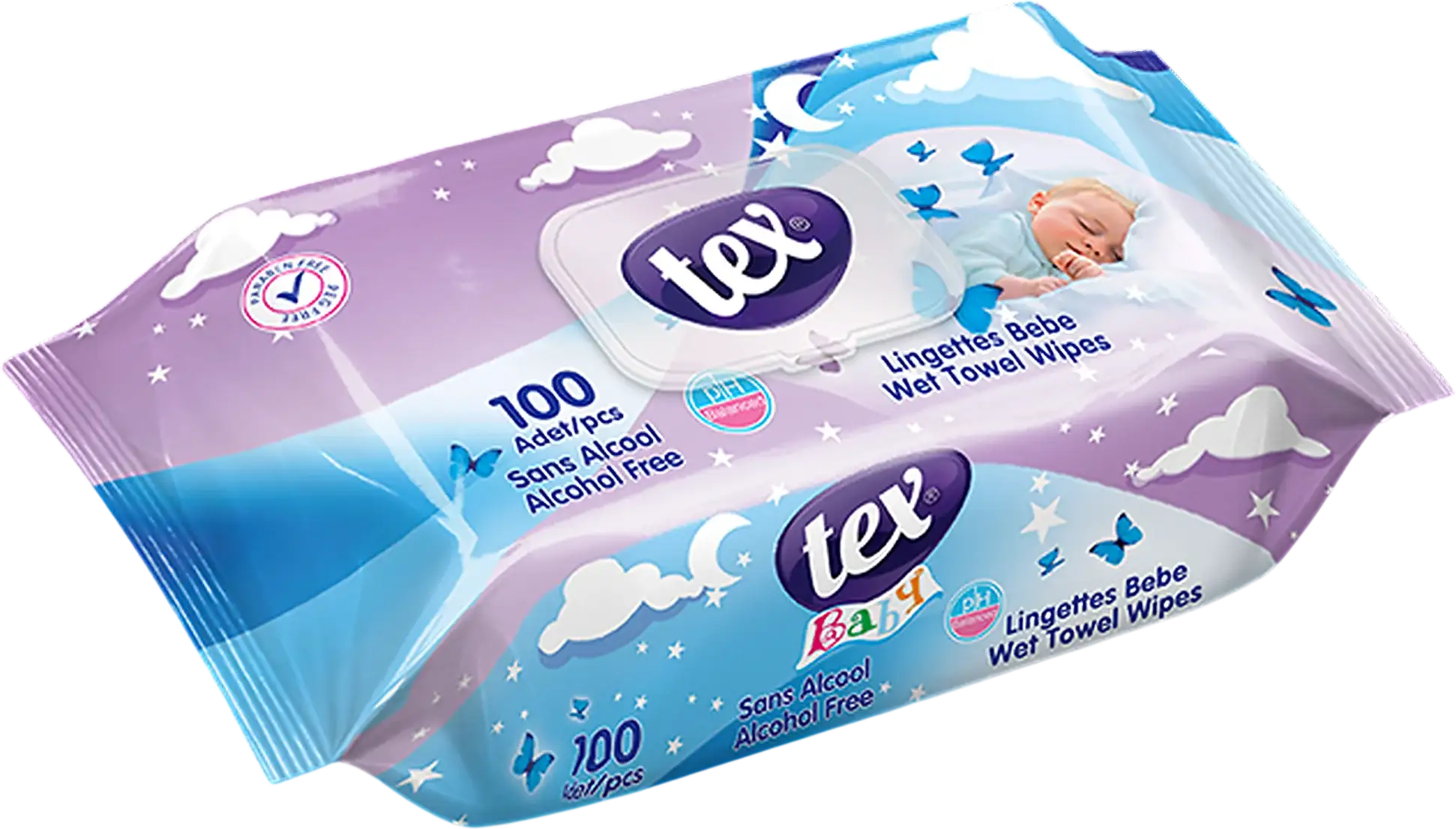 Șervețele umede TEX Baby Mov
