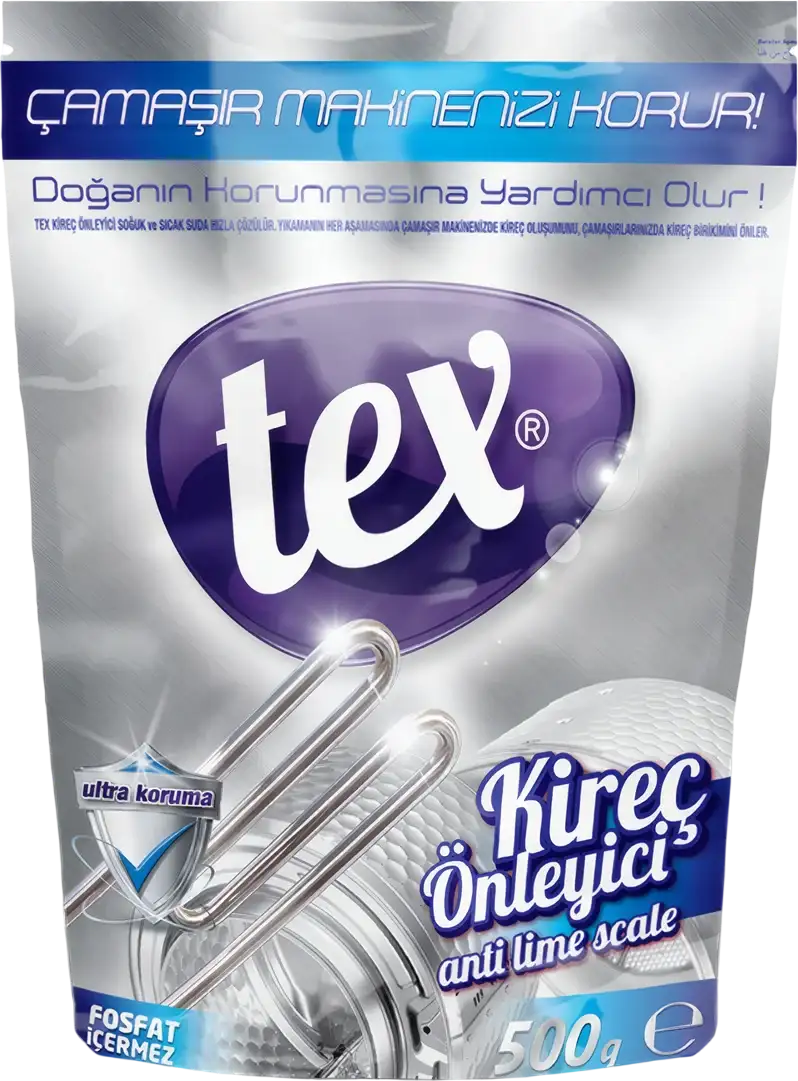 Pudra anticalcar pentru masina de spalat rufe TEX